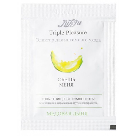 Эликсир для интимного ухода Triple Pleasure "Медовая дыня" - 3 мл.